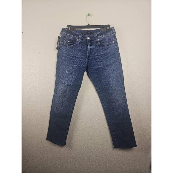 True Religion Other - NWT True Religion Rocco Blue Distressed Skinny Jeans Size 34